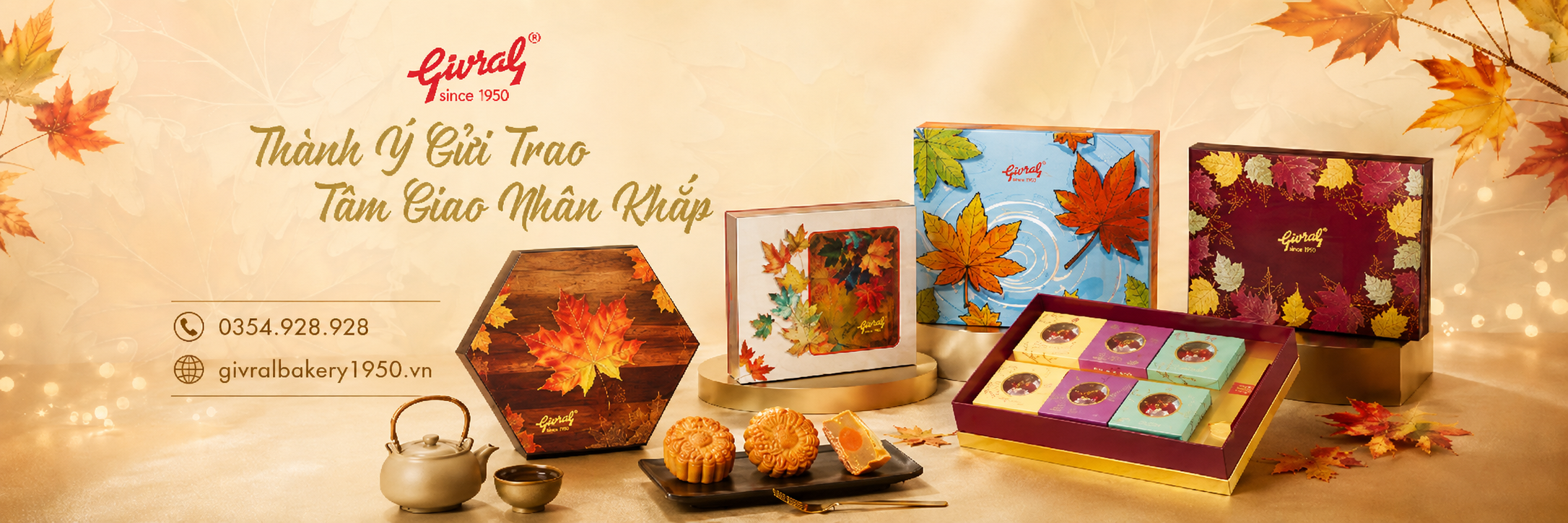 Bánh Trung Thu Givral 2026 | Chính Hãng | Giao Hàng Toàn Quốc