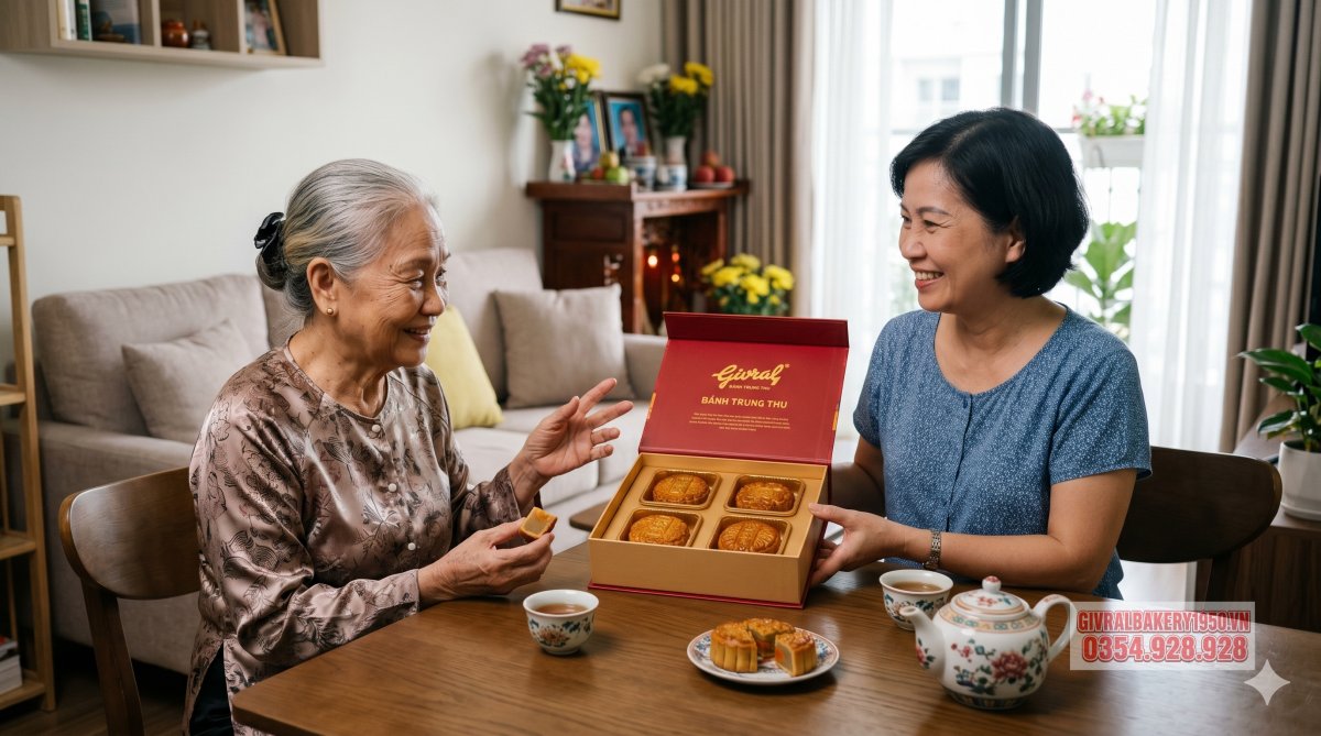 Bánh trung thu Givral làm quà biếu có phù hợp không?