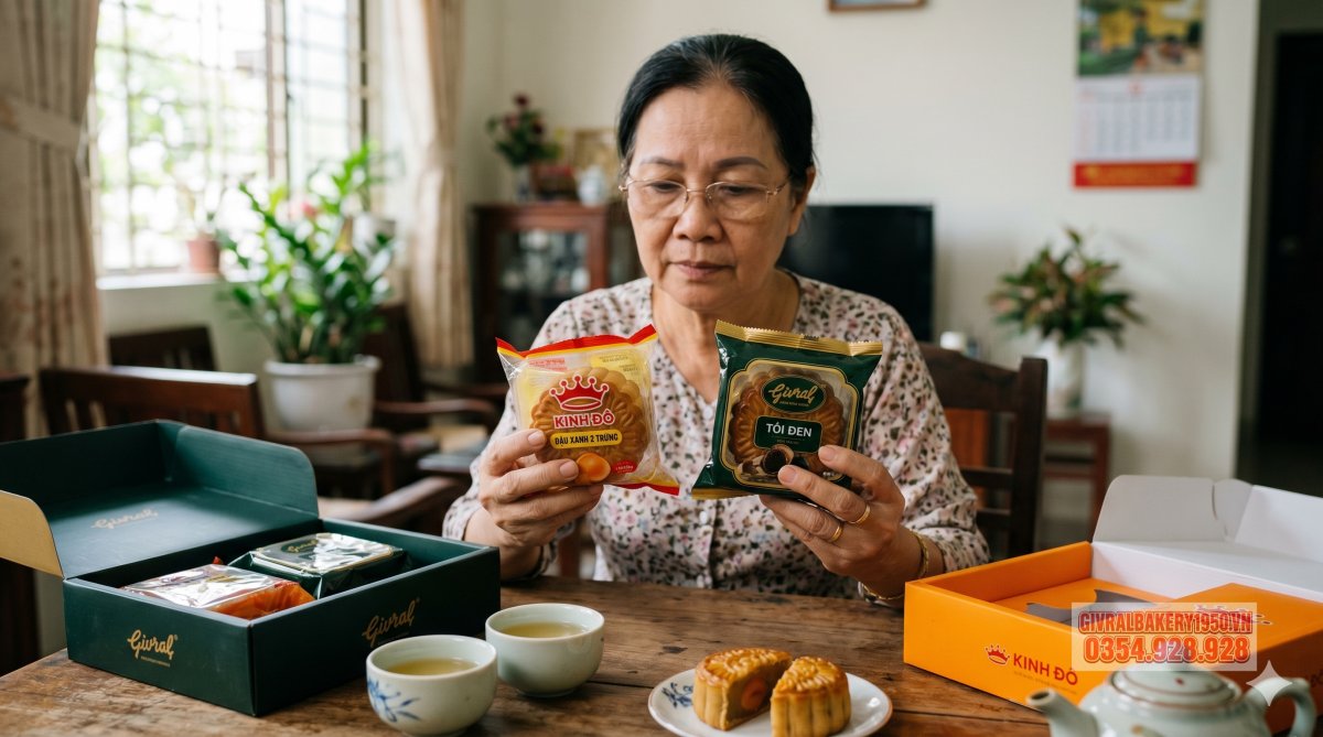 Bánh trung thu Givral và Kinh Đô khác nhau thế nào?
