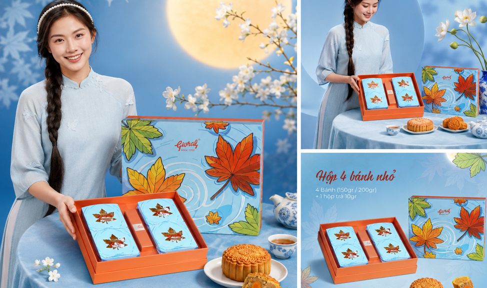 HỘP GIVRAL 4 BÁNH NHỎ (MIỄN PHÍ)