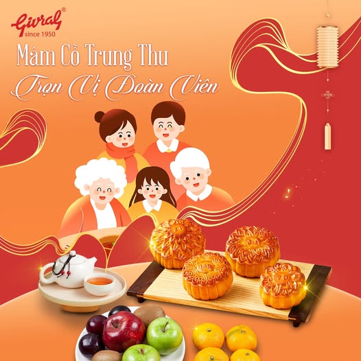  Mâm cỗ Trung thu ấm cúng với sự hiện diện của bánh Givral 